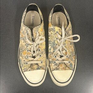 Floral Canvas Sneakers